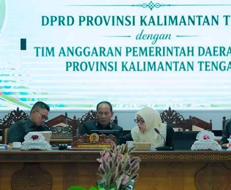 Banggar DPRD Kalteng Gelar Raker, Bahas KUA PPAS 2027