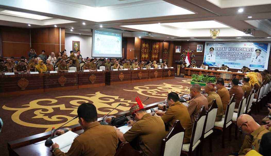 Evaluasi Capaian Program, Pemprov Kalteng Gelar Rapat TEPRA