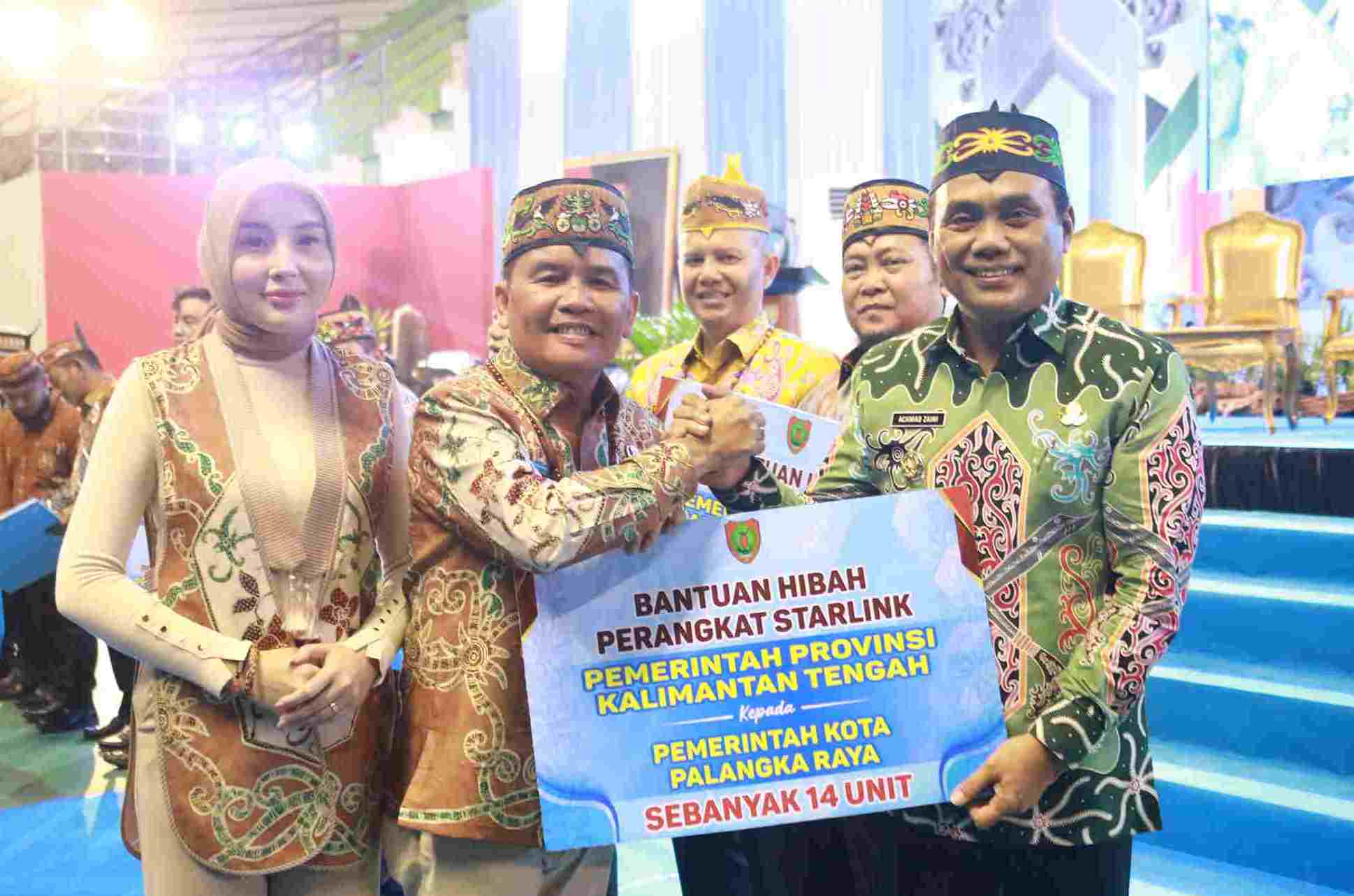 Pemprov Kalteng Hibahkan Perangkat Internet Starlink ke Sejumlah Daerah