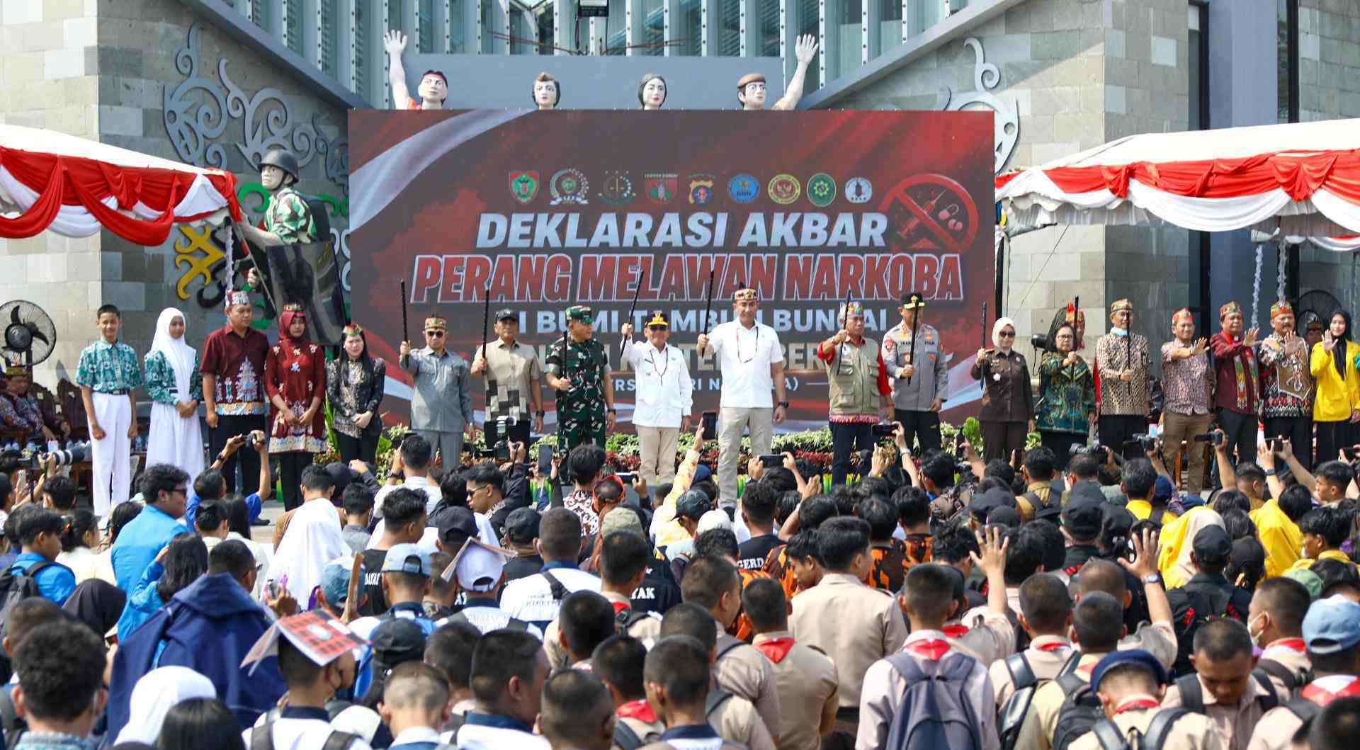 Pemprov Kalteng Motori Deklarasi Perang Melawan Narkoba