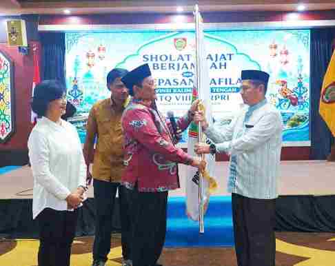 Wagub Lepas Kafilah MTQ KORPRI Kalteng