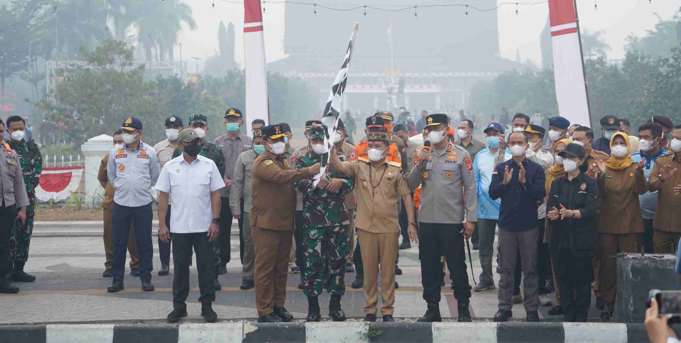 Pemprov Kalteng Apel Gelar Pasukan Penguatan Penanganan Karhutla