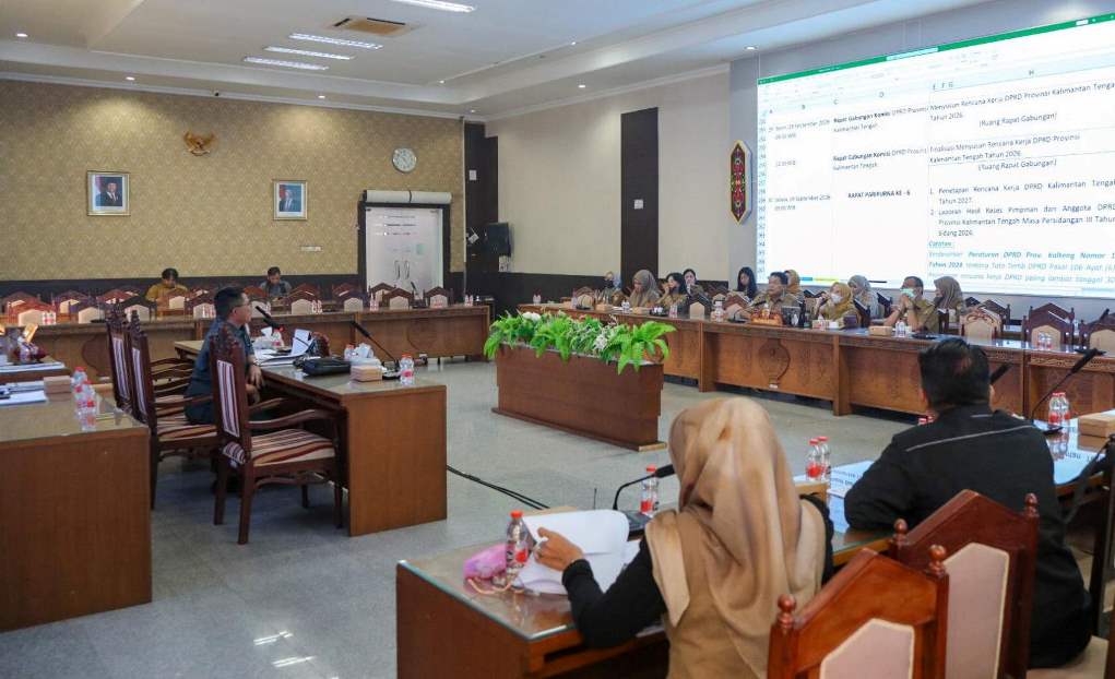 Bamus DPRD dan Pemprov Kalteng Susun Jadwal Kegiatan