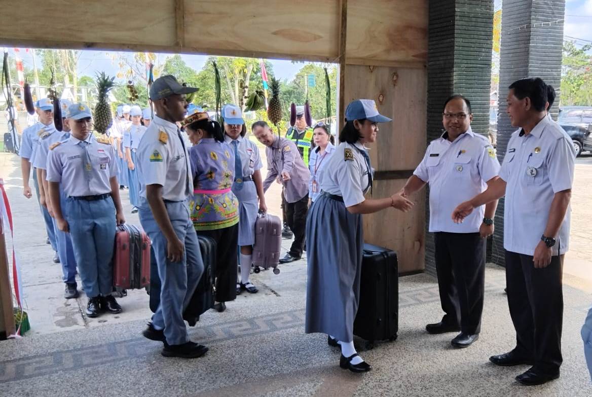 Puluhan Calon Anggota Paskibraka Gumas Jalani Pusdiklat 