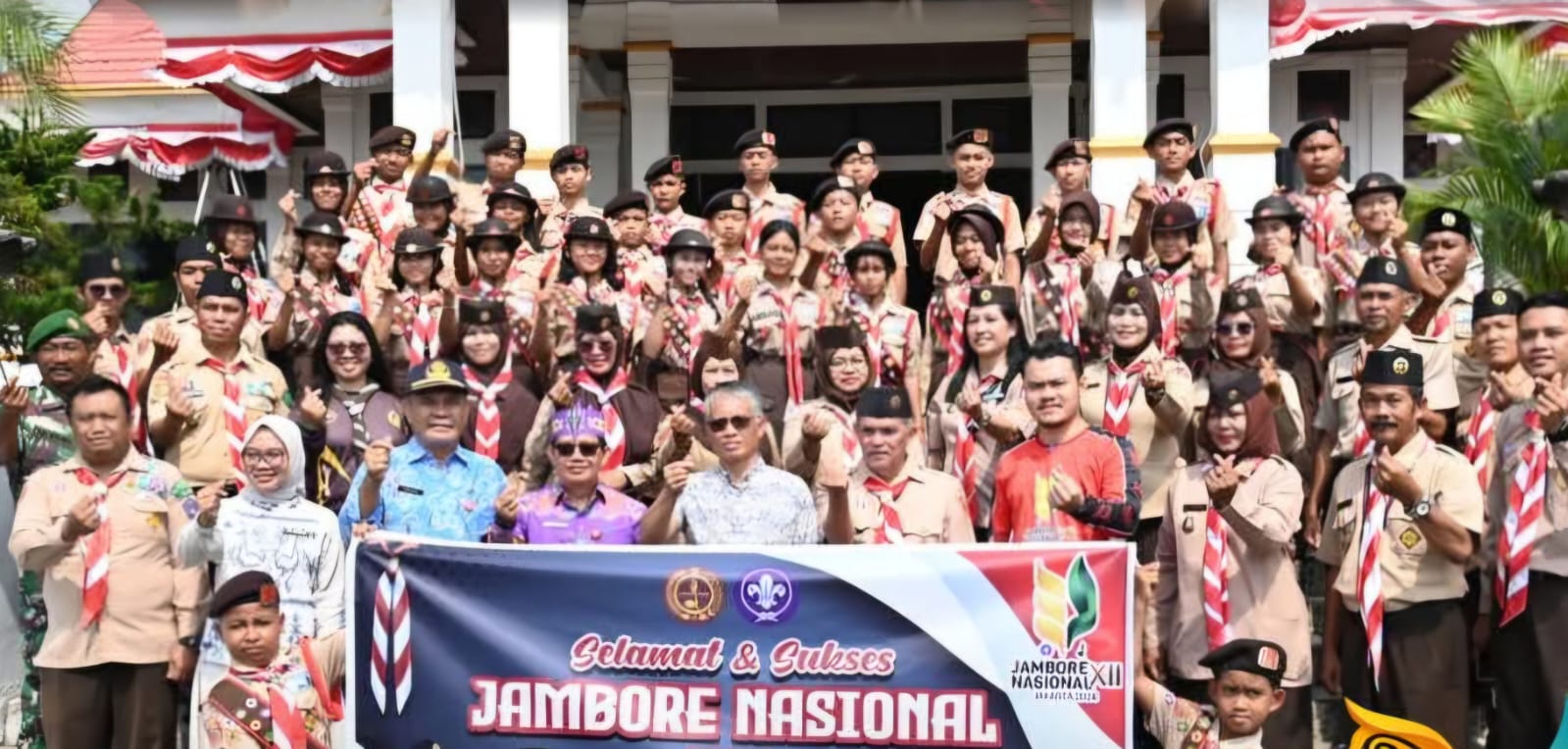 Pemkab Lamandau Lepas Kontingen Pramuka Jambore Nasional XII Tahun 2026