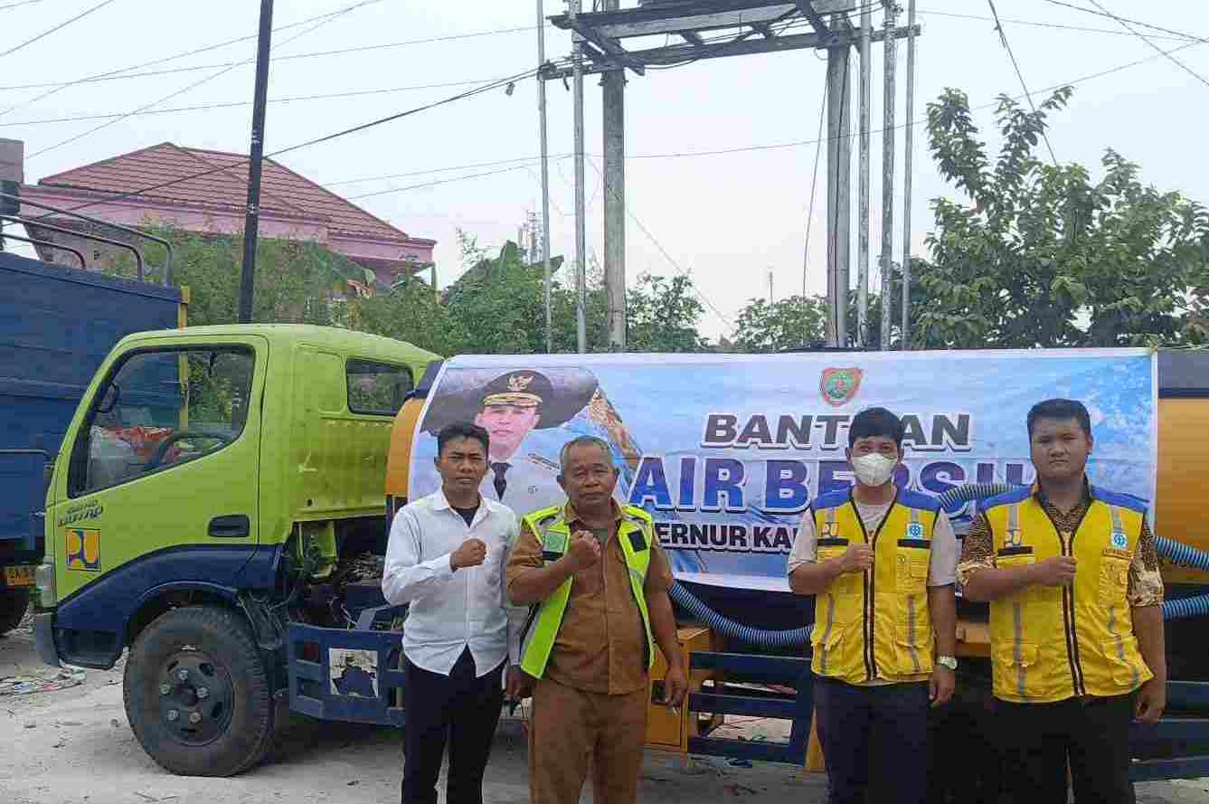 Pemprov Kalteng Distribusikan Air Bersih Keenam Daerah Terdampak Kemarau