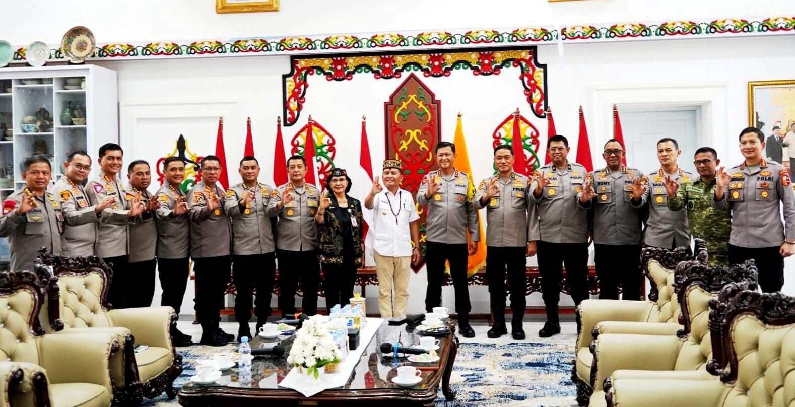 Gubernur Kalteng Terima Peserta PKDN SESPIMTI Polri