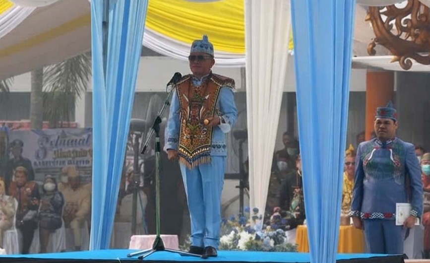 Gubernur Kalteng Pimpin Upacara Peringati Hari Jadi ke 67 Barsel