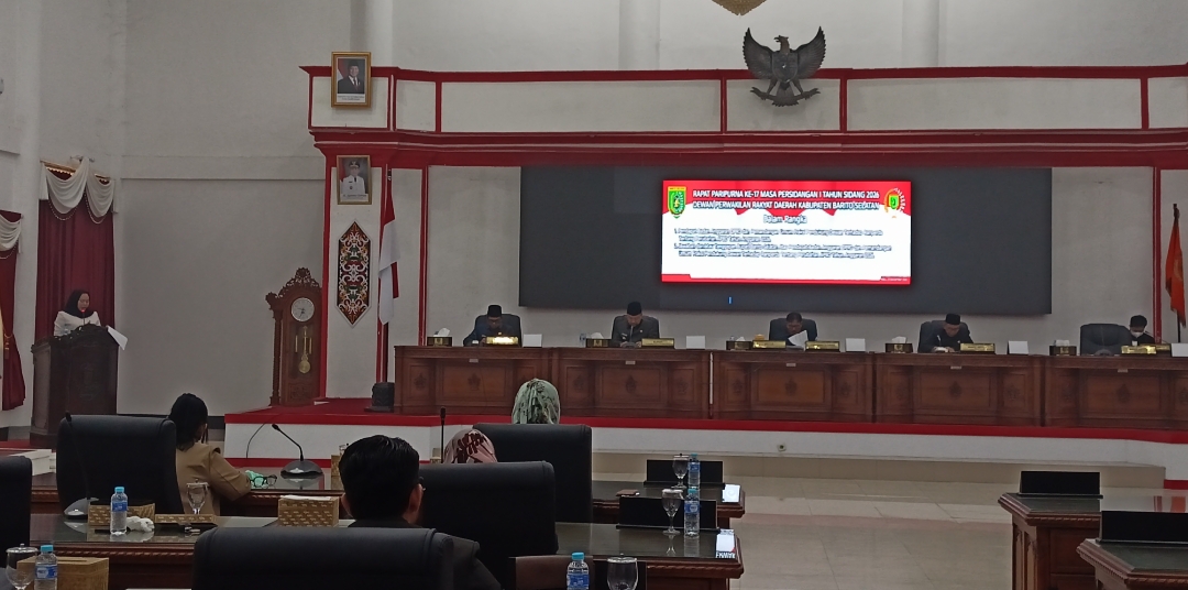 DPRD Barsel Sepakat Lanjutkan Pembahasan Ranperda Perubahan APBD 2026