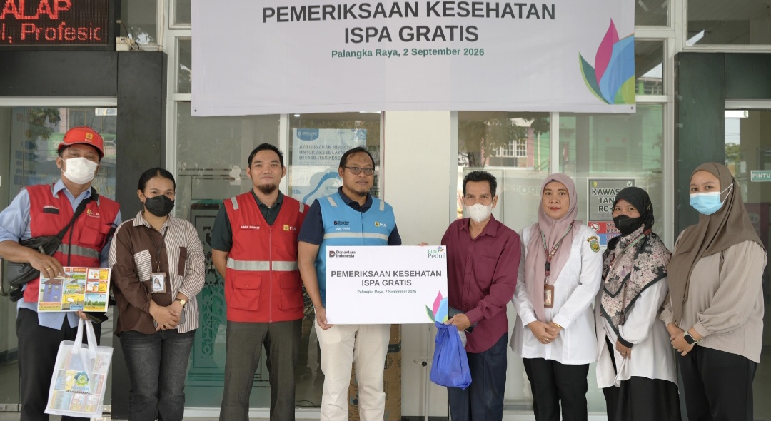 Tanggap Dampak Karhutla, PLN dan Puskesmas Pahandut Berikan Layanan Pemeriksaan ISPA Gratis