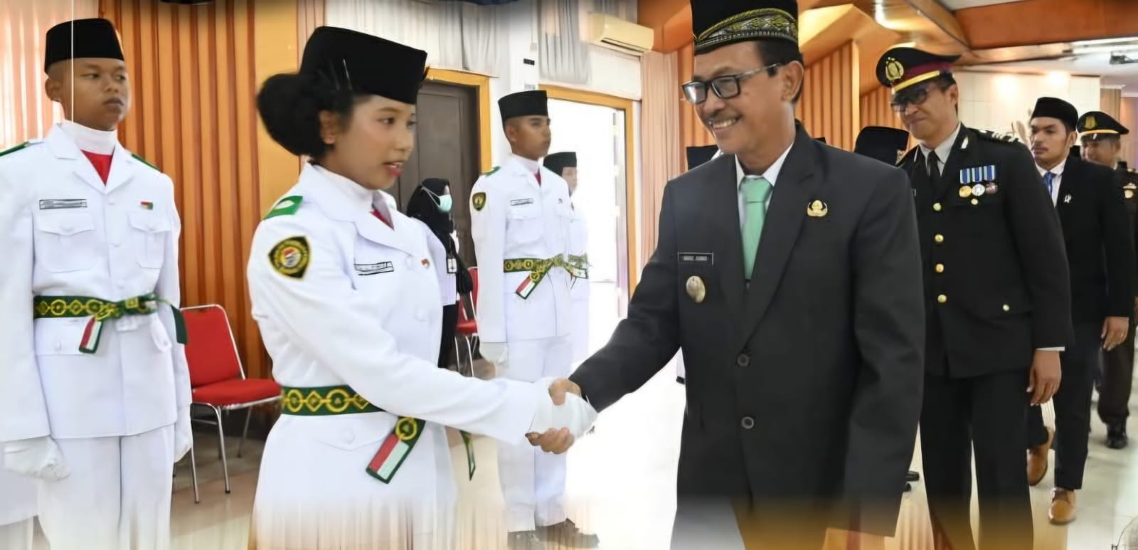 65 Anggota Paskibraka Kabupaten Lamandau Resmi Dikukuhkan