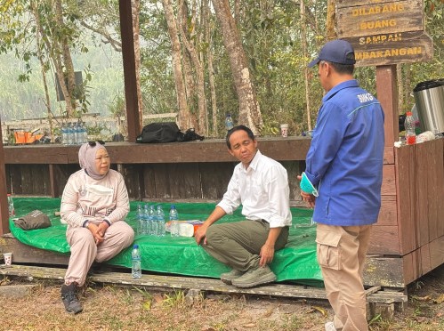 Menhut RI Tinjau Penanganan Karhutla di TNTP