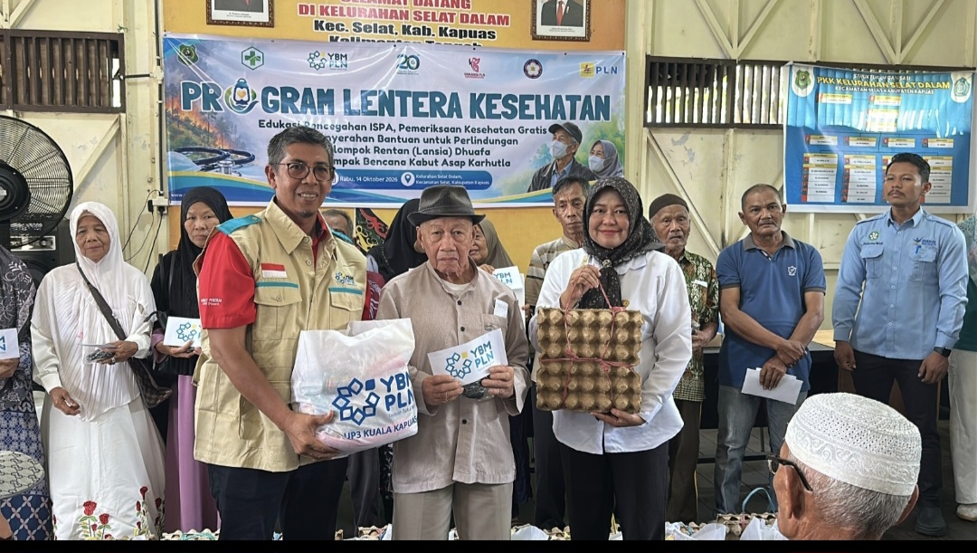Jangkau 50 Lansia,  PLN Gelar Program Lentera Kesehatan di Kapuas