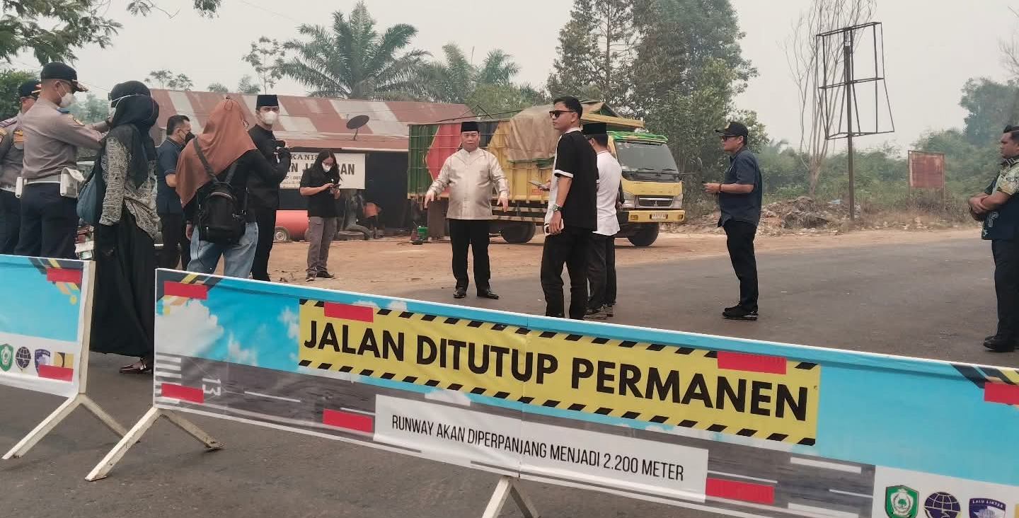 Perluasan Bandara, Ruas Jalan Tjilik Riwut Sampit Resmi Ditutup Permanen 